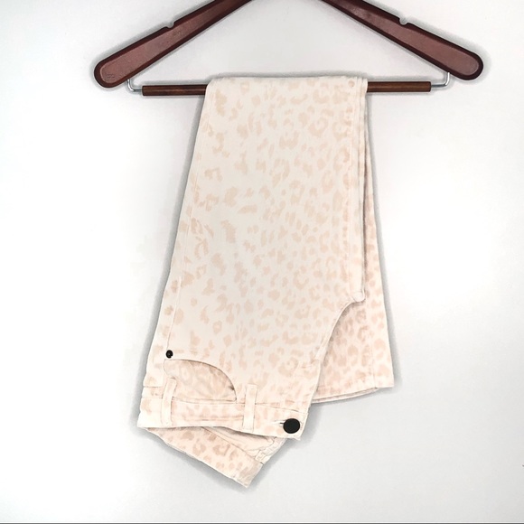 Current/Elliott Pink Leopard-print Skinny Jeans - Picture 2 of 5